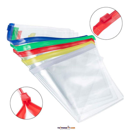 Versatile Transparent Pencil Pouch ( Pack of 1 )