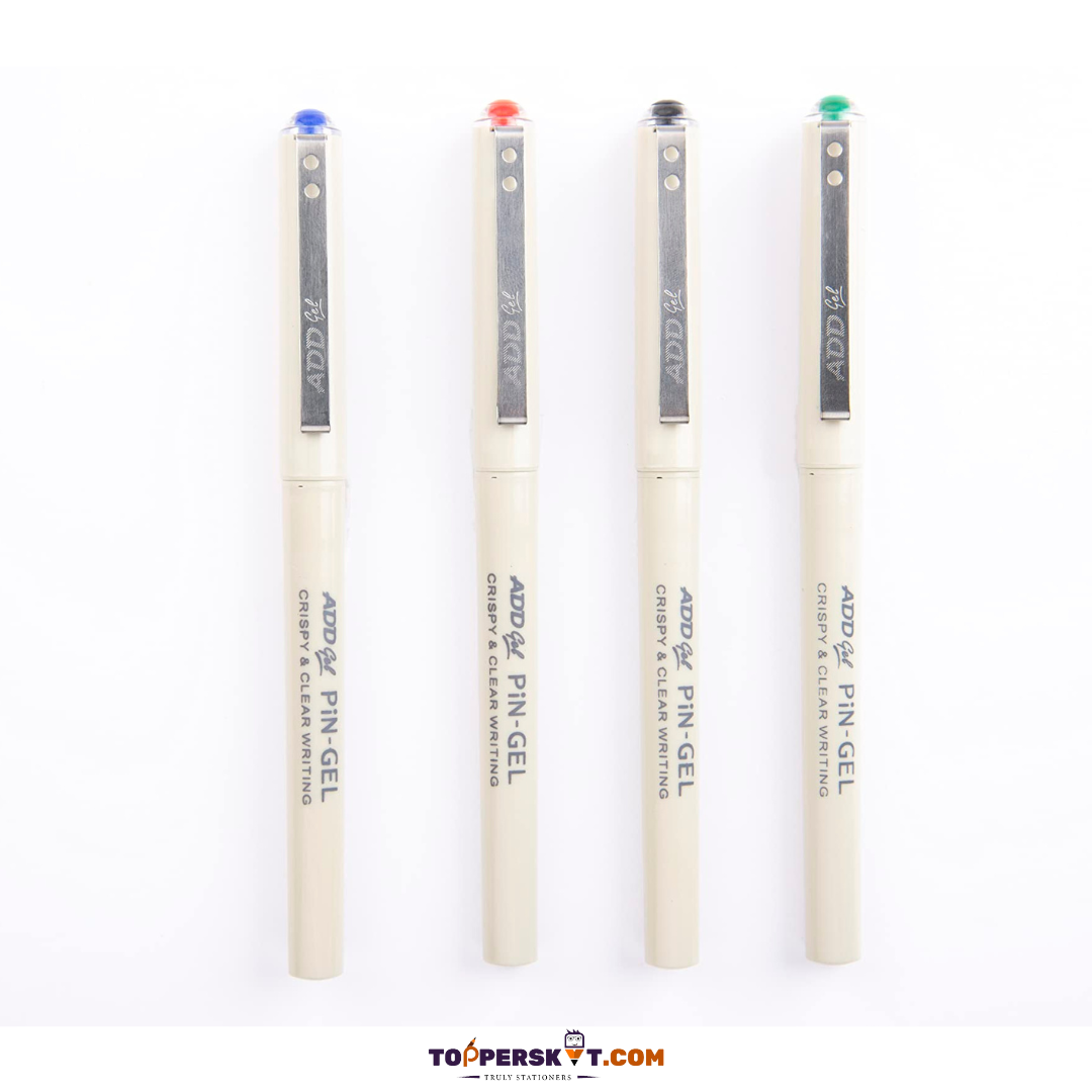 Pin Gel Add Gel Pin Gel Pen - Red (Pack of 1) – Topperskit LLP
