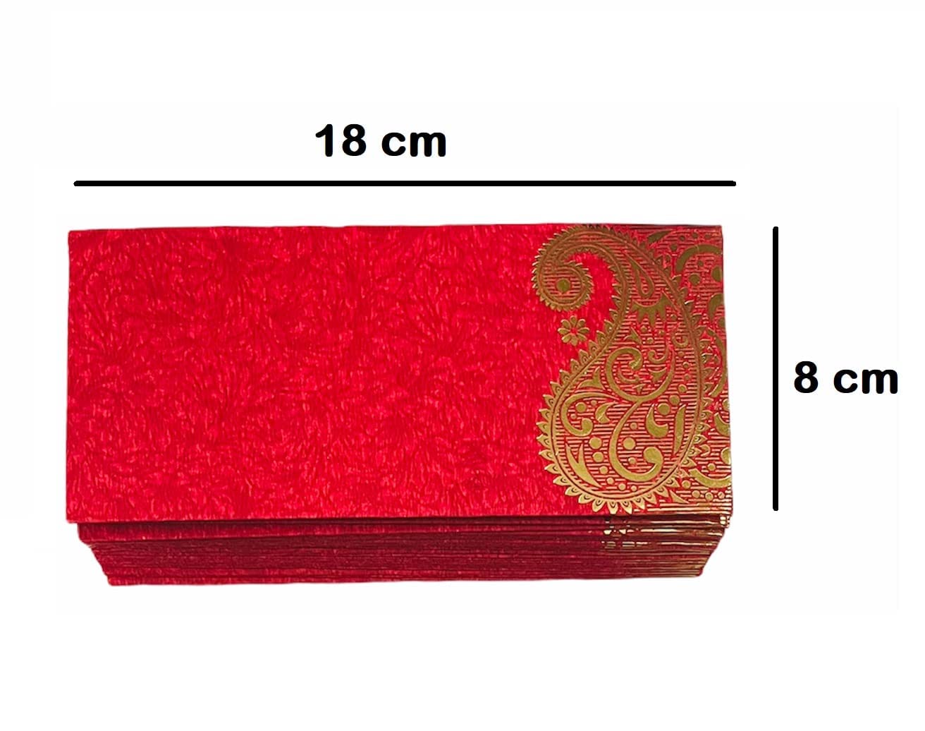 (5 Pcs.) Premium Quality Shagun Envelope - Assorted Designs and Colors