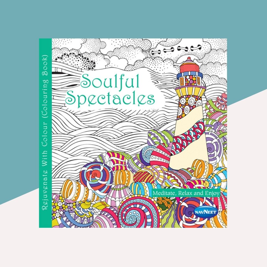 Navneet Soulful  Spectacles Mandala Colouring Book ( Pack of 1 ) - Topperskit LLP