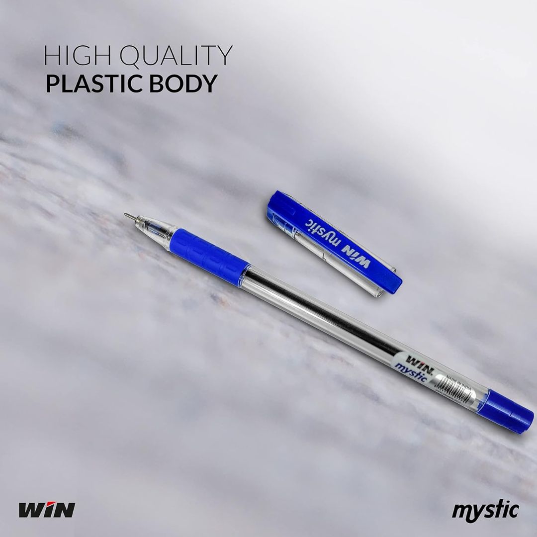 Win Mystic Ball Pen – Red: Elegance and Comfort in Every Stroke ( Pack of 5 ) - Topperskit LLP