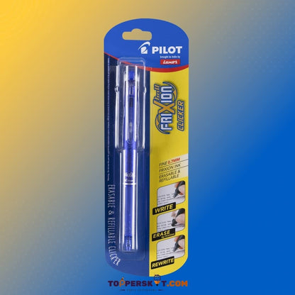 Pilot Frixon Erasable Roller Ball Pen – Black: Write, Erase, Repeat with Innovative Thermo-Sensitive Ink ( Pack of 1 ) - Topperskit LLP