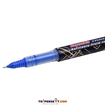 Reynolds Trimax Gold Gel Pen – Fine Point Elegance with Advanced Fluid Ink Technology ( Pack of 1 ) - Topperskit LLP