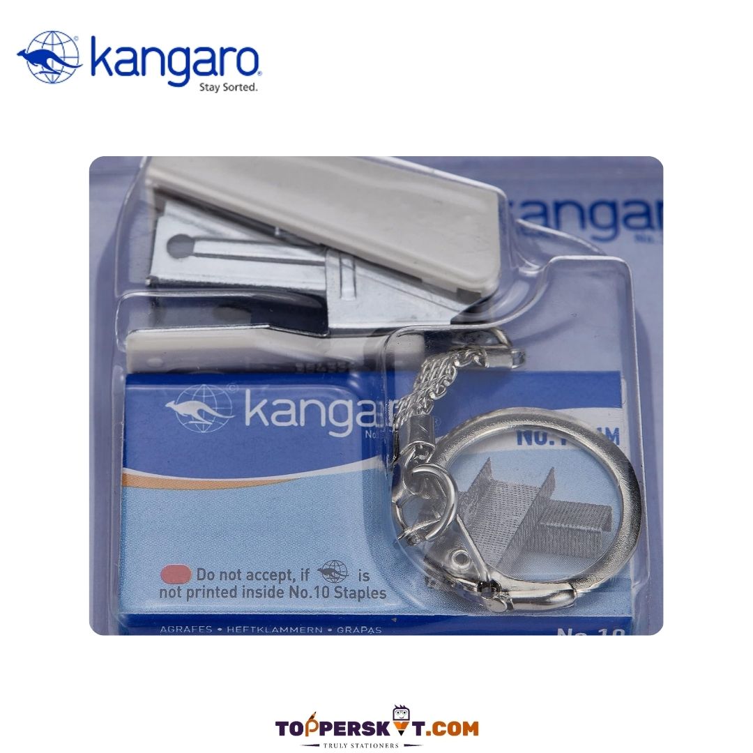 Kangaro M-10 Y2K Stapler And Staples Pack – Stylish and Functional Combo ( Pack of 1 ) - Topperskit LLP