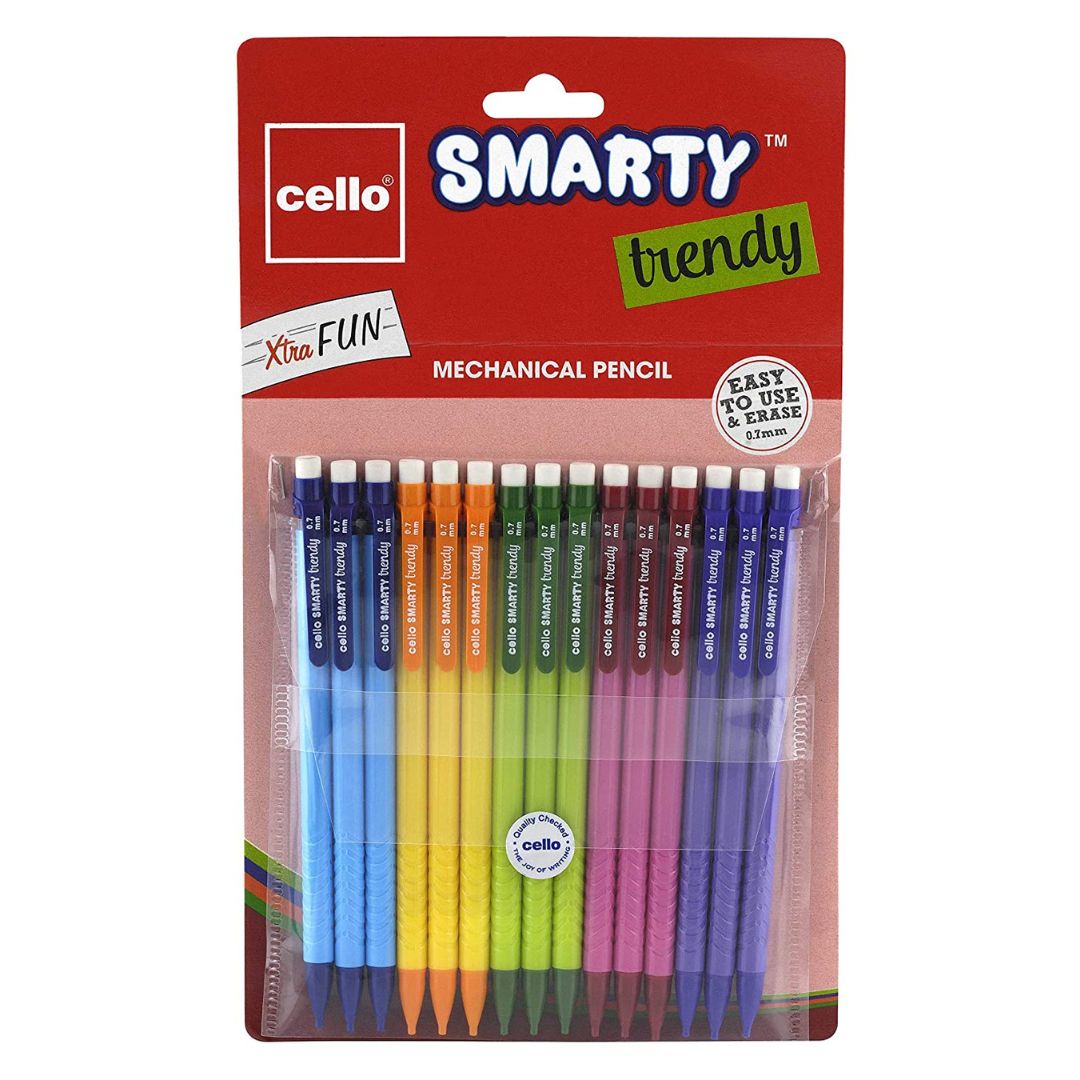 Cello Smarty Mechanical Pencils - 0.7 mm: Elevate Your Writing Experience ( Pack Of 5 ) - Topperskit LLP