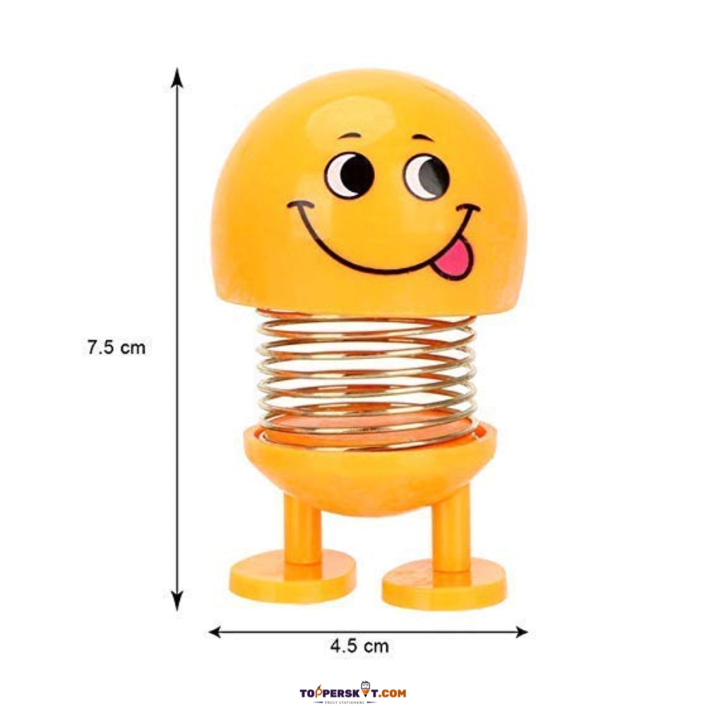 Smiley Face Spring Doll – Fun & Bouncy Toy (Pack of 1)