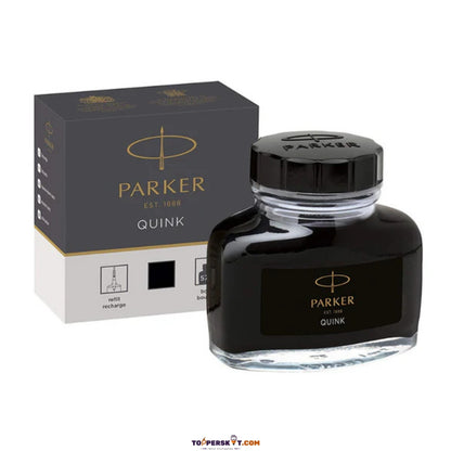 Parker EST. 1888 Quink 30ml Black Ink Bottle (Pack of 1)