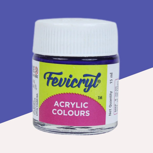 Fevicryl Acrylic Colour – Mauve : Elevate Your Artistic Expressions with Vibrant Hues ( Pack of 1 ) - Topperskit LLP