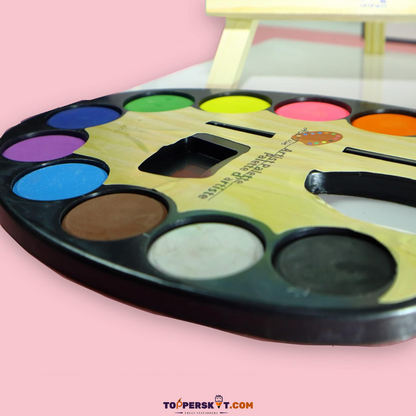 Large Artist Palette Cake 12 Shades (Pack of 1)