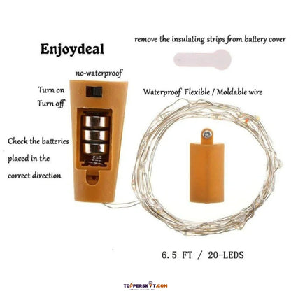 Multicolor Fairy Decoration Lights Battery Powered-180 CM Wire (Pack of 1 )