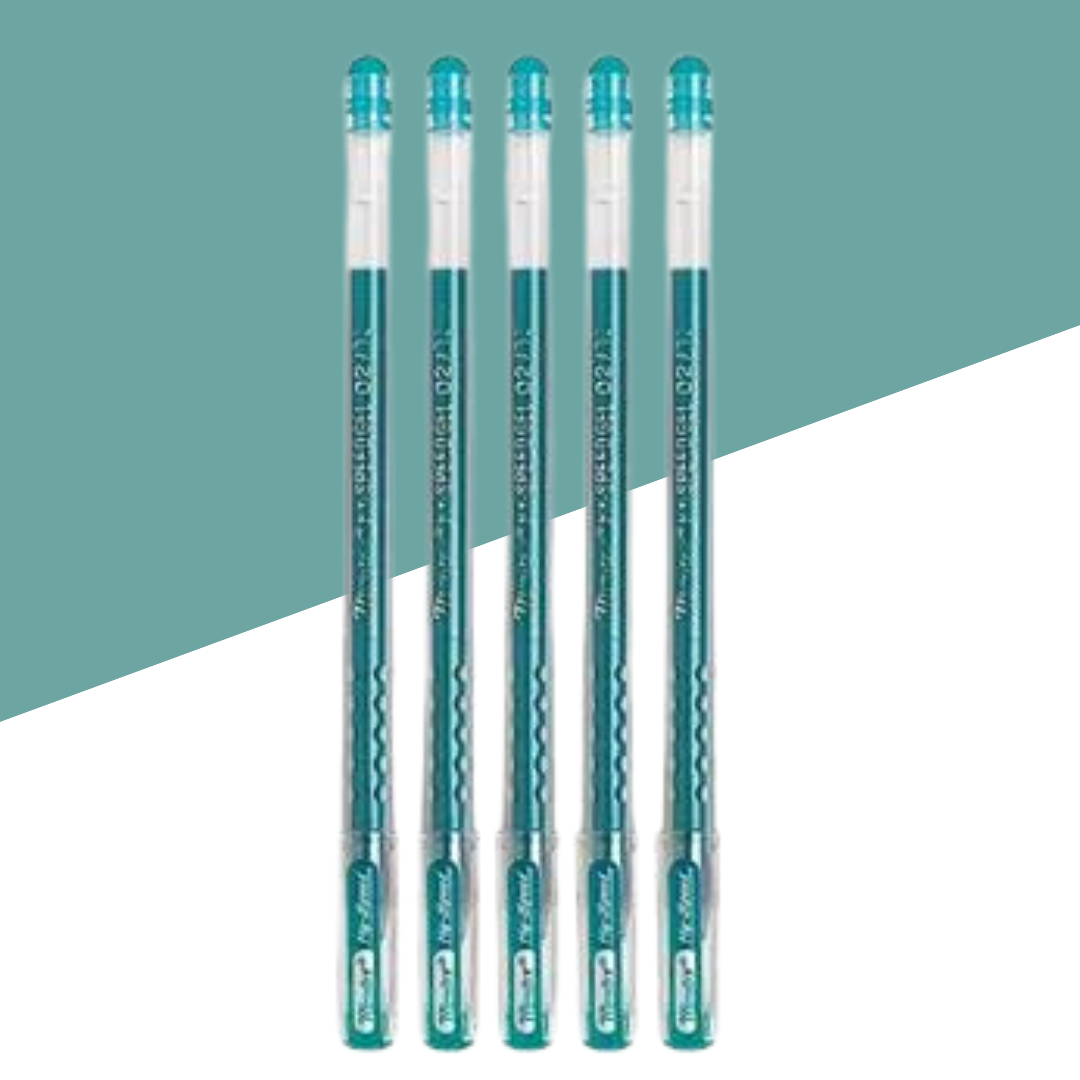 Montex Hy-Speed Gel Pen – Green ( Pack of 1 )