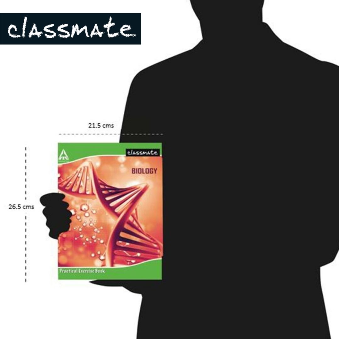 Classmate A4 Practical Notebook - Biology ( Pack of 1 ) – Topperskit LLP