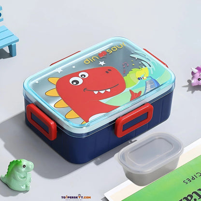 Premium SUS 304 Stainless Steel Lunch Box – Leakproof & Durable (Pack of 1)