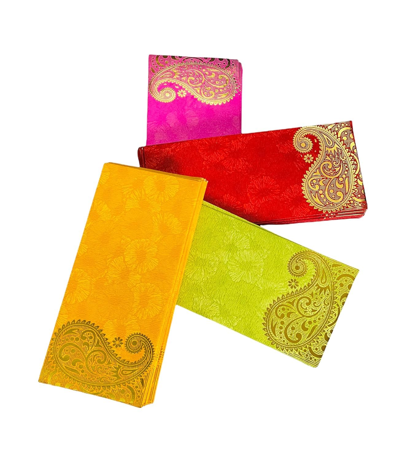 (5 Pcs.) Premium Quality Shagun Envelope - Assorted Designs and Colors