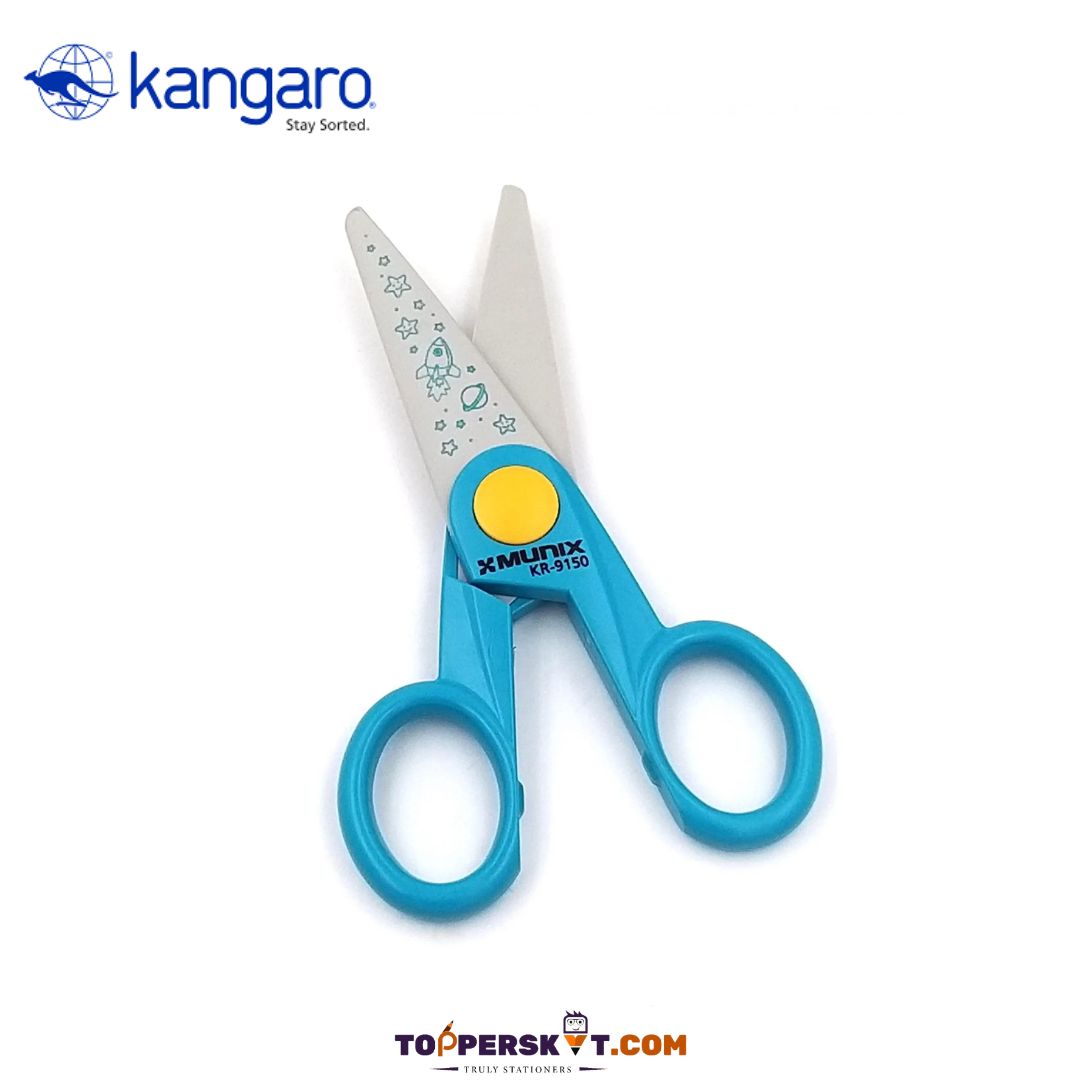 Prime Munix Cut N Play Child Safe Scissors KR-9150 – Colorful Learning Companion for Young Creatives ( Pack of 1 ) - Topperskit LLP