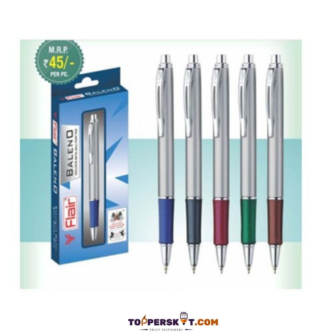 Flair Baleno Metal Ball Pen – Where Elegance Meets Precision ( Pack of 1 ) - Topperskit LLP