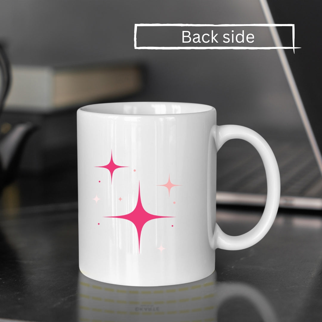 Stylish Coffee Mug with Printed Design (Pack of 1)