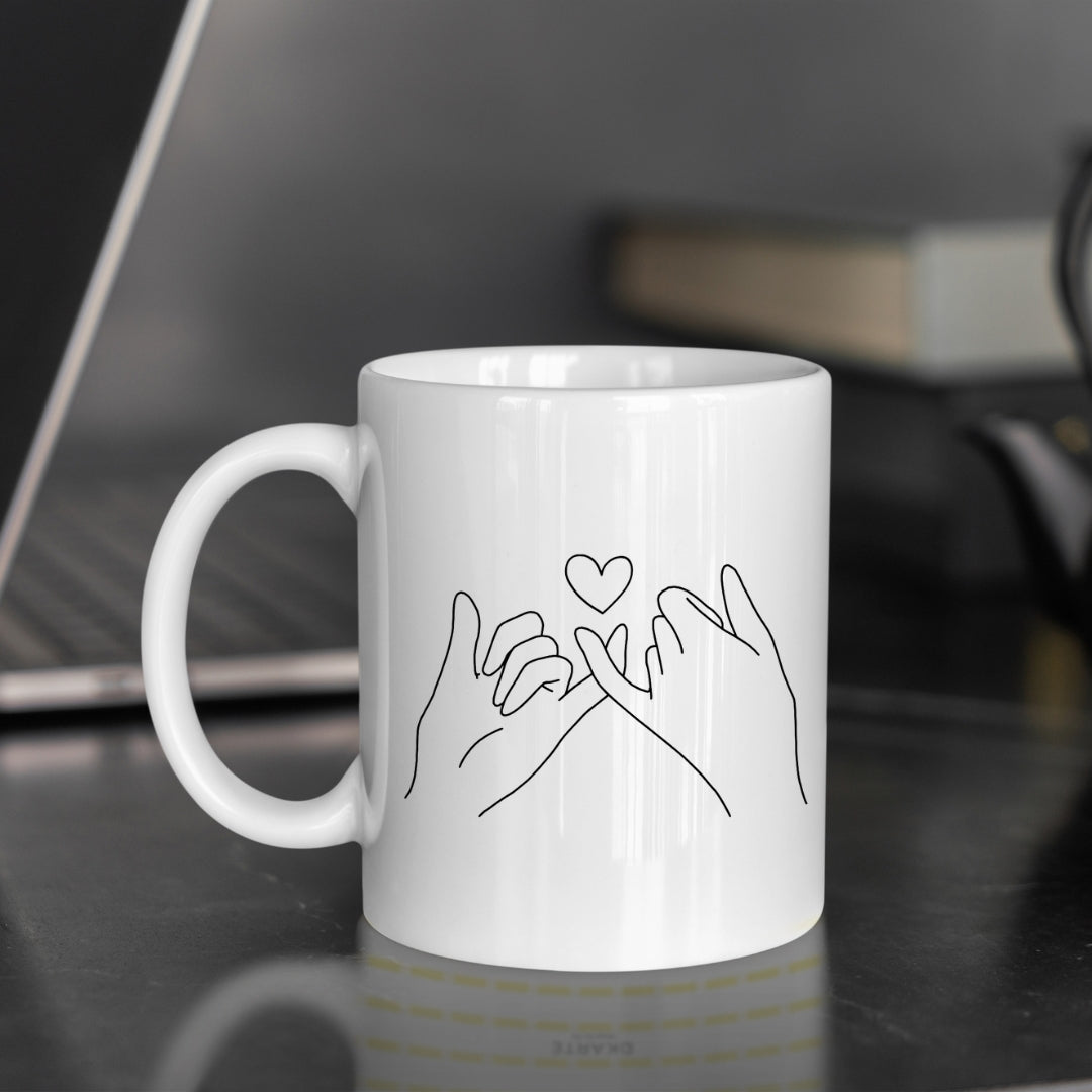 Stylish Coffee Mug with Printed Design (Pack of 1)