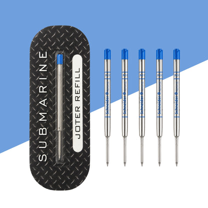 (5 Pcs.) Submarine Joter Ball Pen Refill – Blue