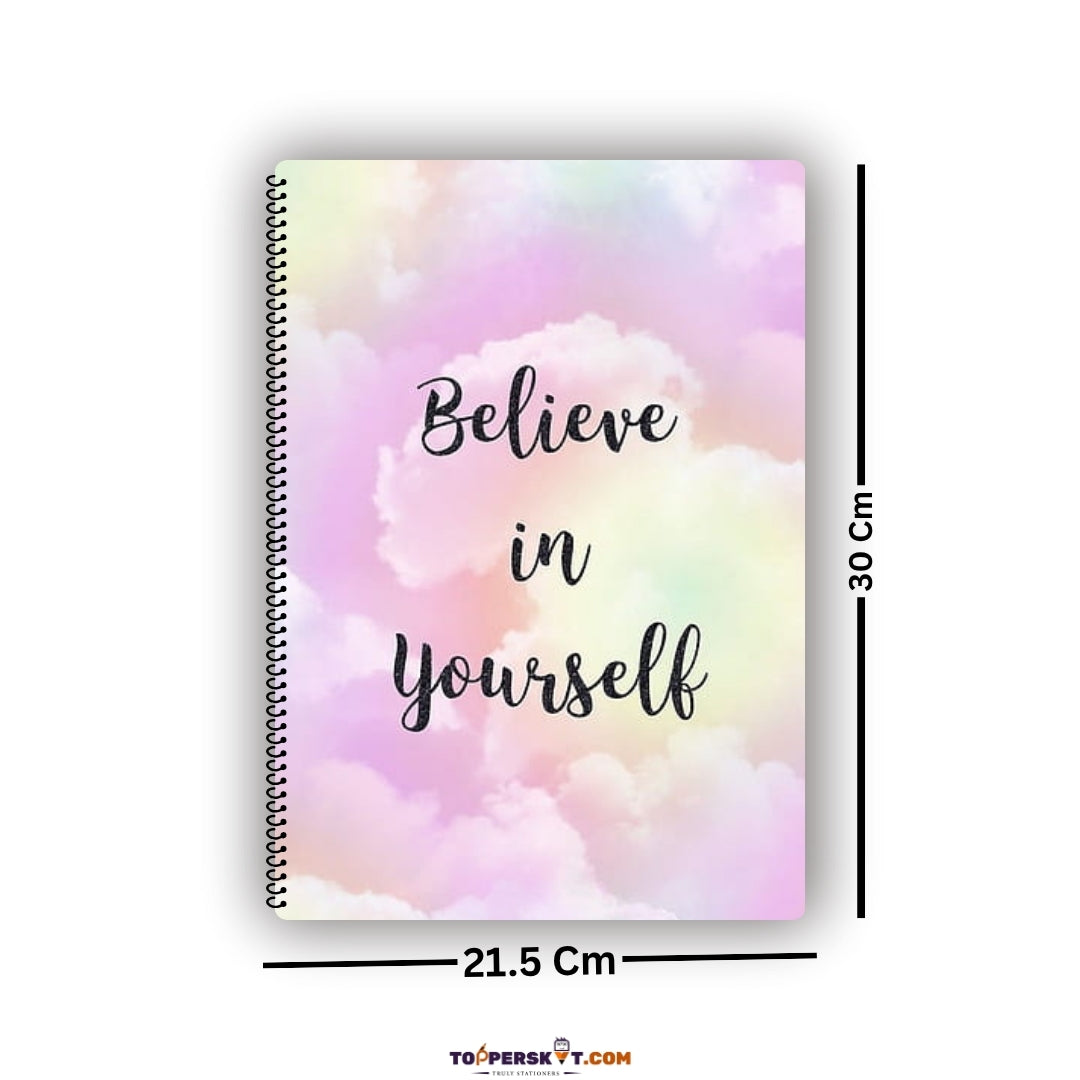 A4 Size Unruled Spiral Notebook– Premium Quality (Pack of 1)