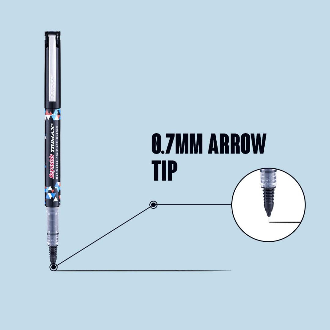 Reynolds Trimax Gel Pen – Green : Maximum Smoothness, Precision, and Write Length ( Pack of 1 ) - Topperskit LLP