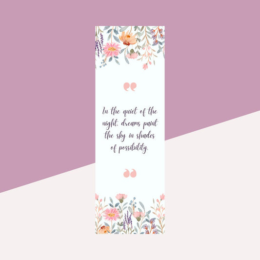 Fancy Bookmark - High Quality with Laminated Covering (Pack of 1)