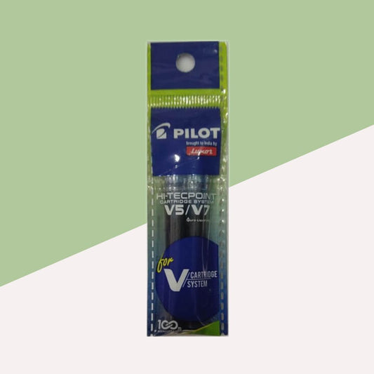 Pilot V5/V7 Ink Cartridge – Green : Elevate Your Writing with Precision and Elegance in Every Stroke ( Pack of 2 ) - Topperskit LLP