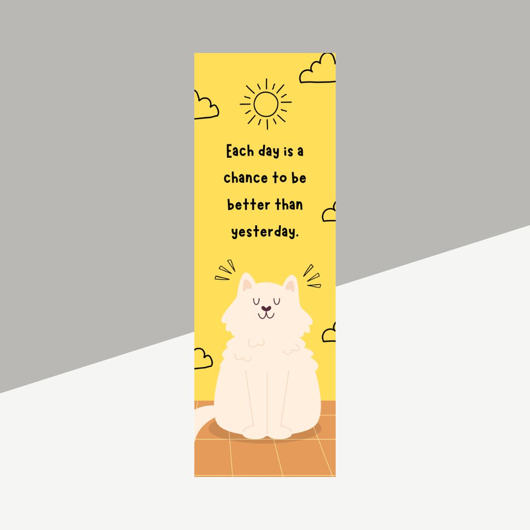 Fancy Bookmark - High Quality with Laminated Covering (Pack of 1)