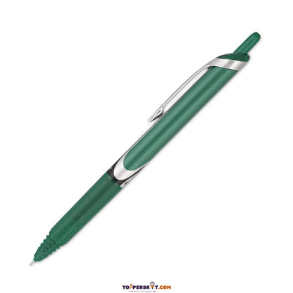 Pilot Hi-Tecpoint V5RT Retractable & Refillable Roller Ball Pen – Green (Pack of 1)