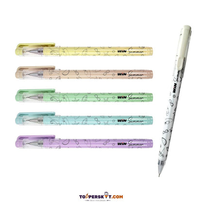 Win Summer Ball Pen - Black (Pack of 1)