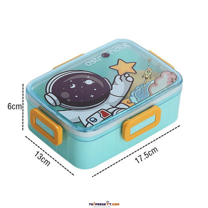 Premium SUS 304 Stainless Steel Lunch Box – Leakproof & Durable (Pack of 1)