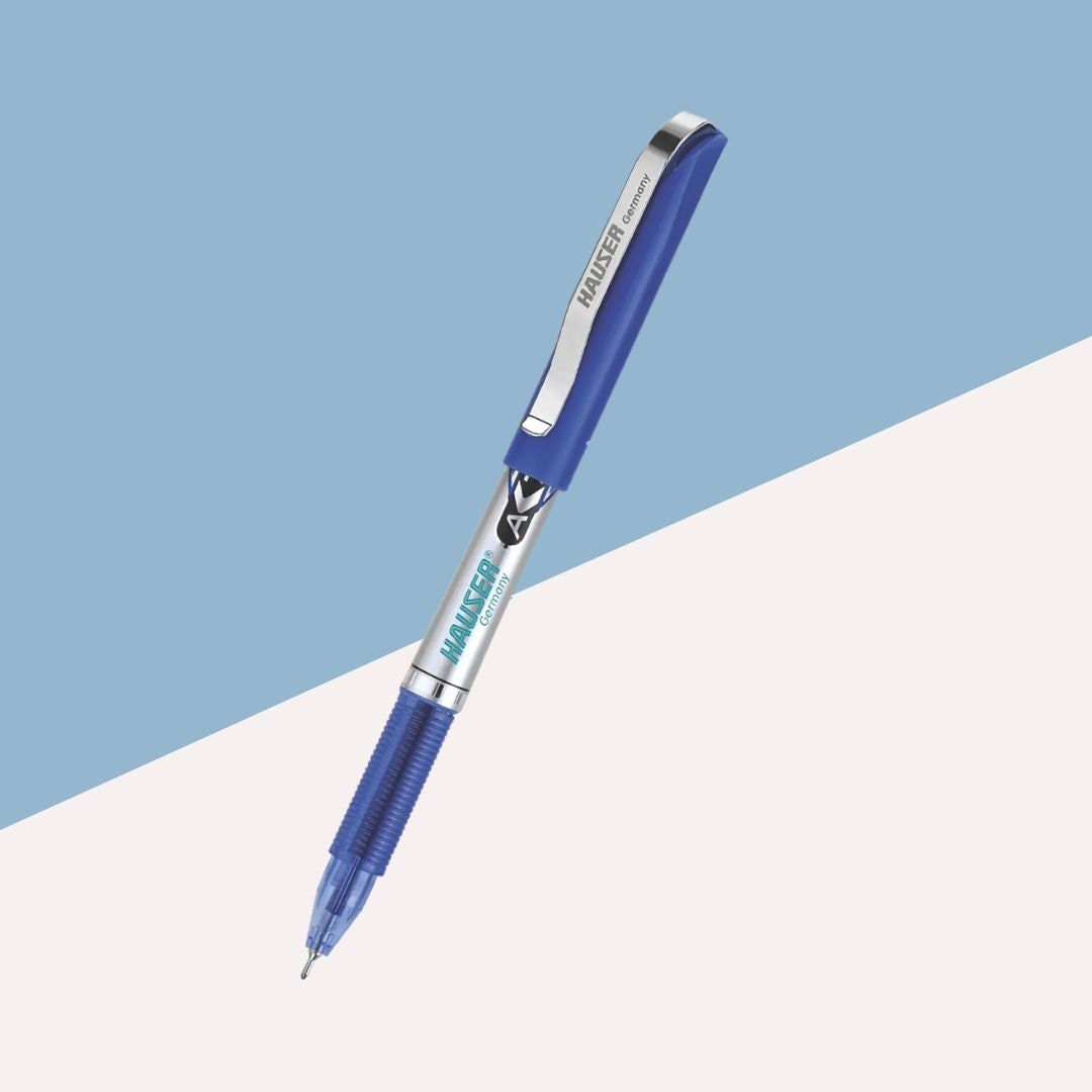 Hauser Active Gel Pen – Blue : Elegance in Writing Innovation ( Pack of 1) - Topperskit LLP
