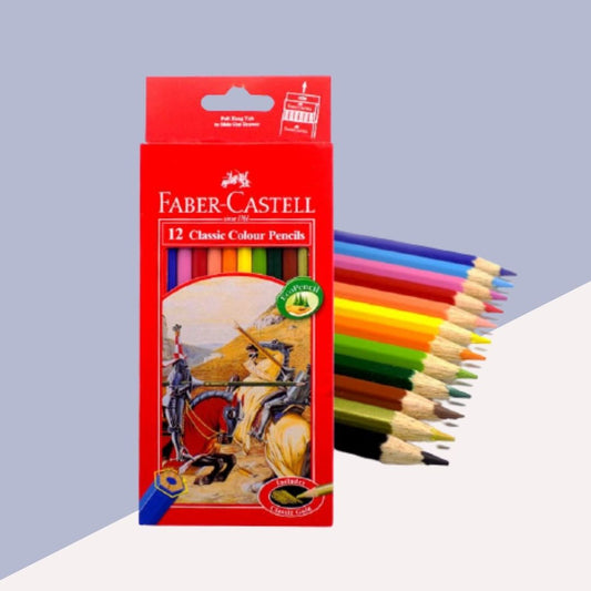 Faber-Castell Colour Pencil Set: Assorted Pencils ( Pack of 12 ) - Topperskit LLP