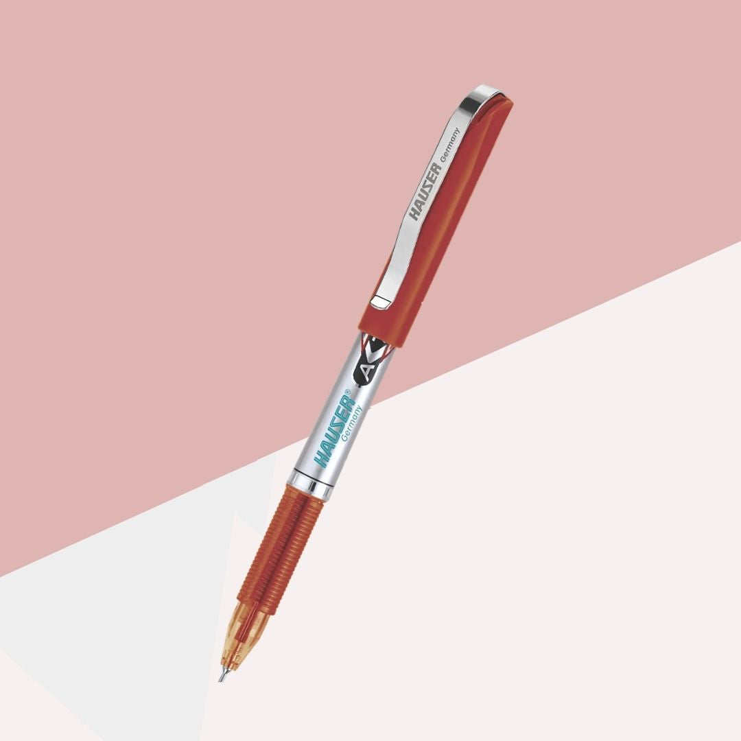 Hauser Active Gel Pen – Red : Elegance in Writing Innovation ( Pack of 1) - Topperskit LLP