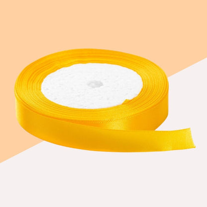 Cloth Ribbon - Orange ( 0.5 inch ) : Perfect for Crafts and Decorations ( Pack of 1 ) - Ribbons - TOPPERSKIT