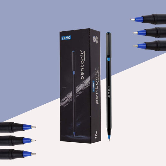 Linc Pentonic Ball Point Pen – Blue : Unleash Bold Writing with Effortless Elegance ( Pack of 1 ) - Topperskit LLP