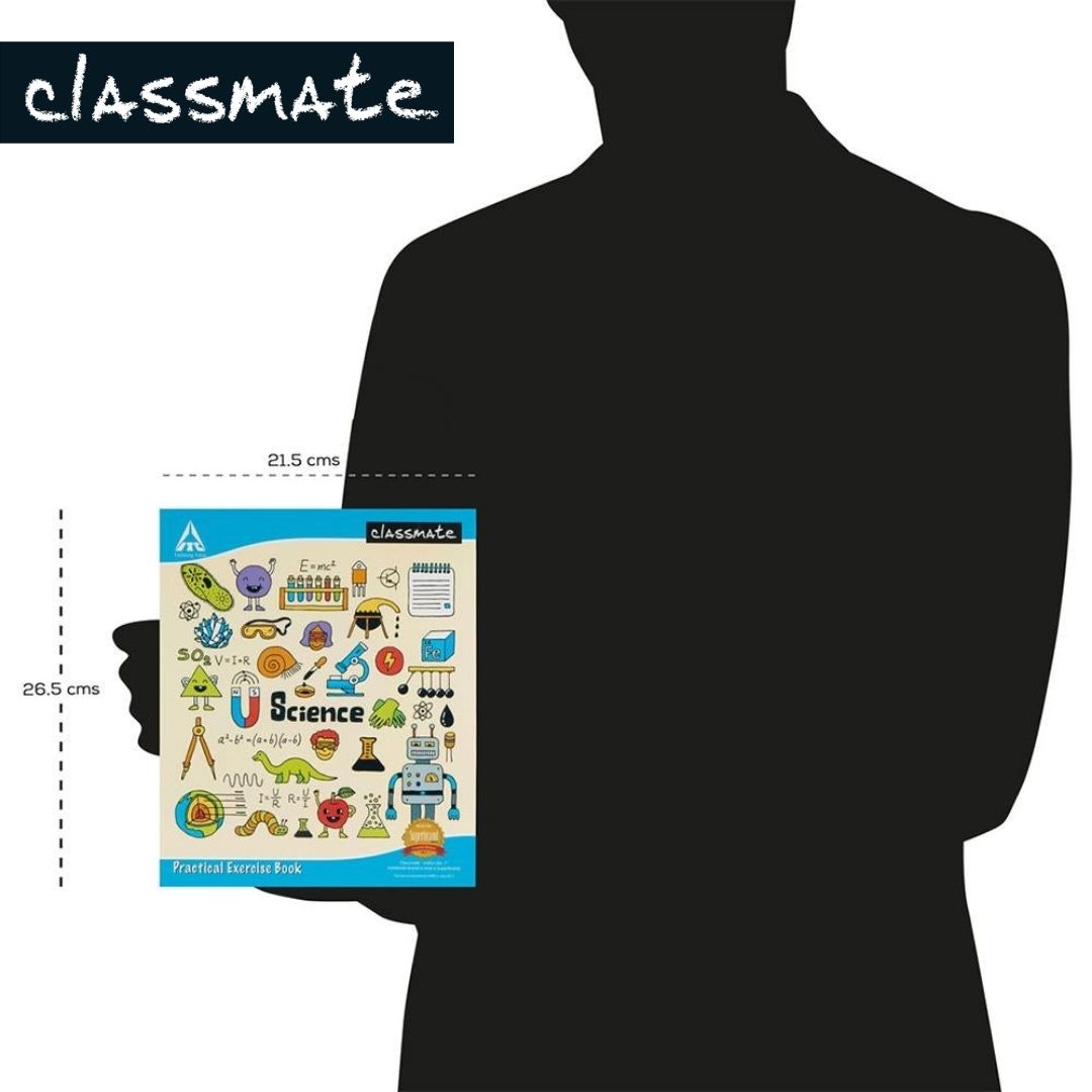 Classmate A4 Practical Notebook - Science ( Pack of 1 ) – Topperskit LLP