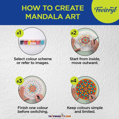 Fevicryl Keep Creating Art of India Mandala Art Kit