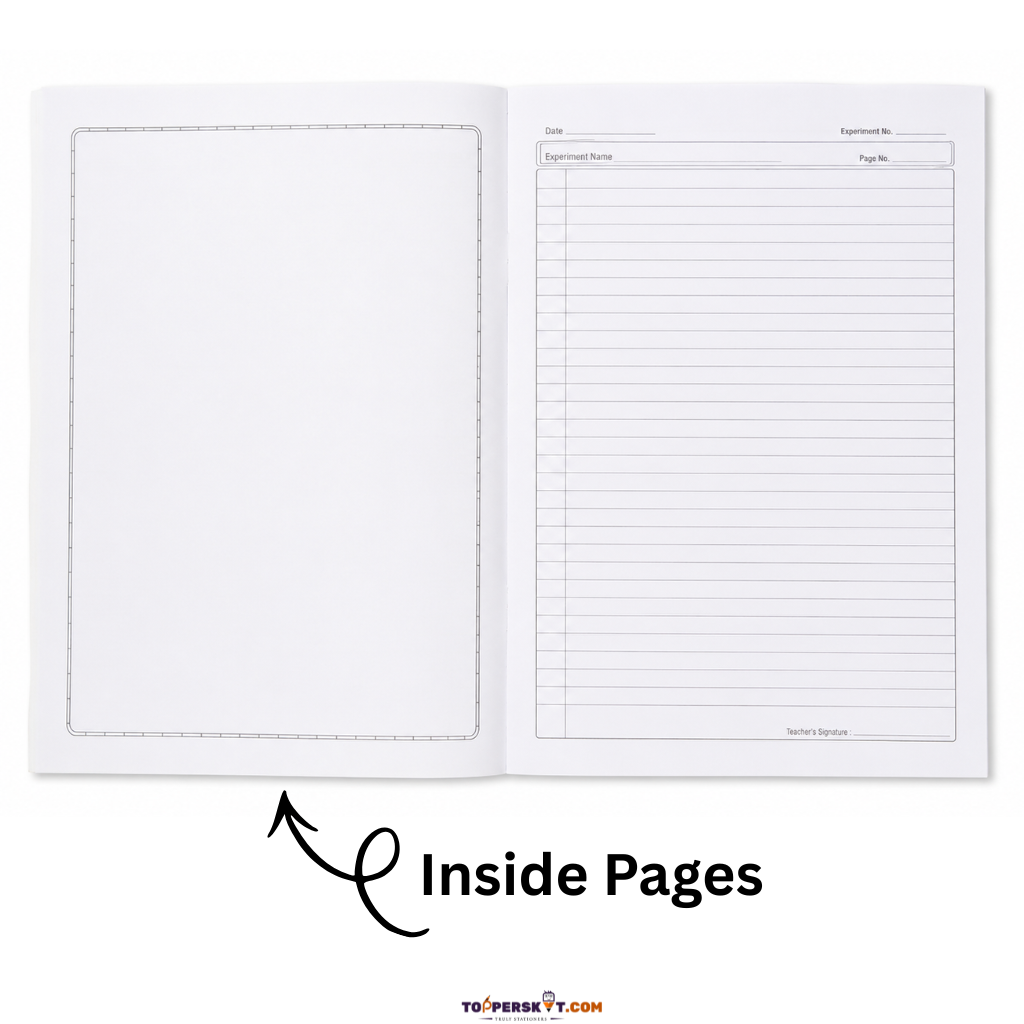 A4 Biology Practical Notebook  72 Pages ( Pack of 1 )