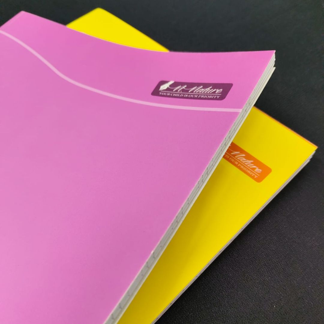 N. Nature Single Line Convent Notebook – 88 Pages (Pack of 1)