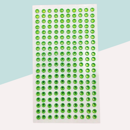 Green Stone Stickers (Pack of 1)