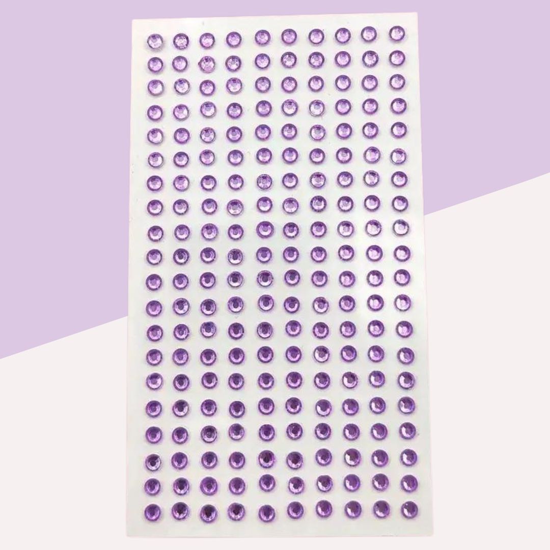 Purple Stone Stickers (Pack of 1)