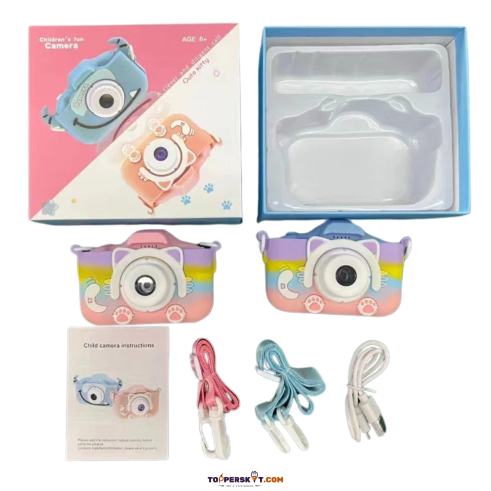 Kids Mini Cute Kitty Digital Camera  –  Rear Camera (Pack of 1)