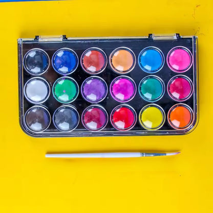Aquarelle Water Colors  Cakes ( Pack Of 18)