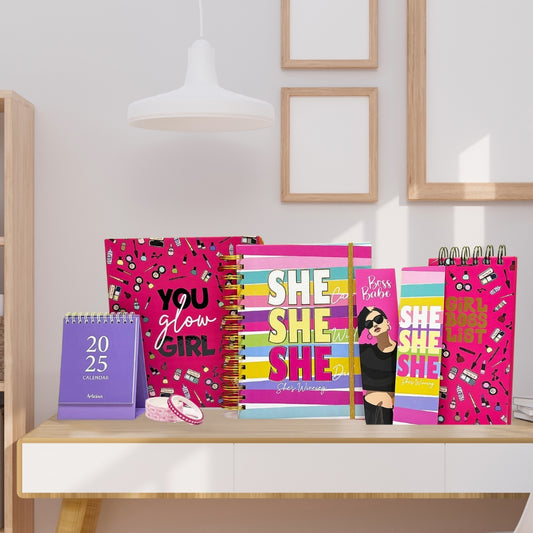 You Glow Girl Stationery Set - Perfect For Personal Use Or As A Gift (Pack of 1)