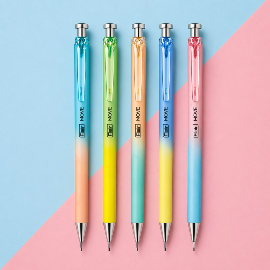 Flair MOVE 0.7mm Mechanical Pencil | Smooth Click Mechanism- (Pack of 1)