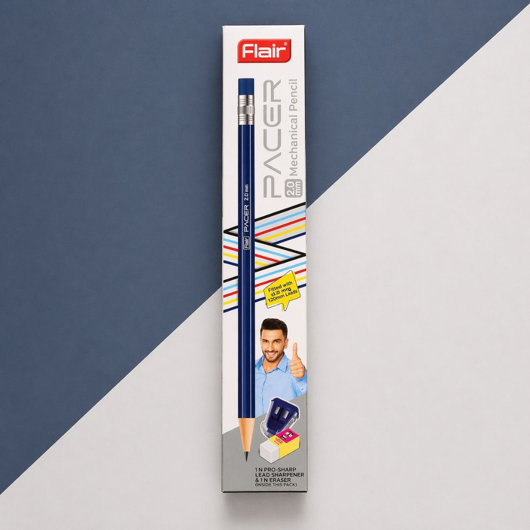 Flair PACER 2.0mm Mechanical Pencil | Click Mechanism- (Pack of 10)