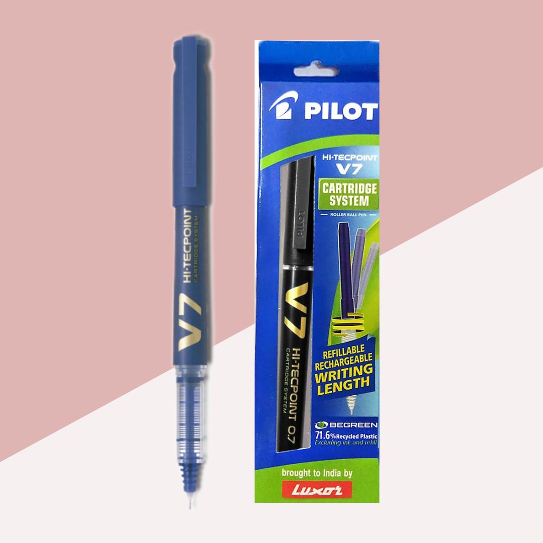 Pilot V7 Hitech Point Gel Pen Cartridge System – Red : Precision Redefined ( Pack of 1 ) - Topperskit LLP