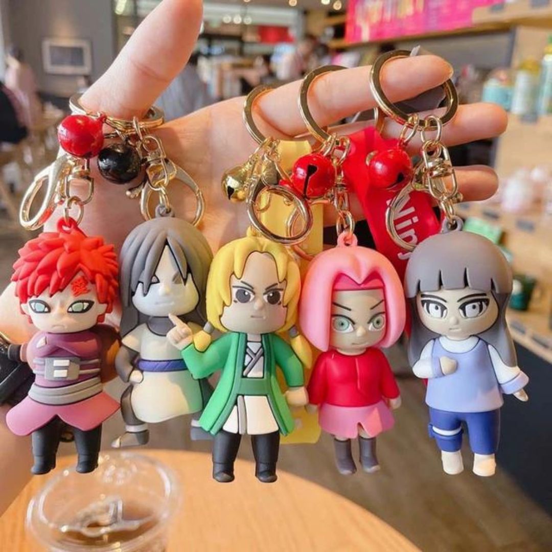 Golden Ruber Key Rings Whimsical 3D Rubber Silicon Cartoon Keyrings ( Pack of 1 ) – Topperskit LLP