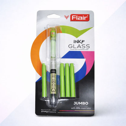 Flair Inky Glass Fountain Pen - Blue Ink (Pack of 1)